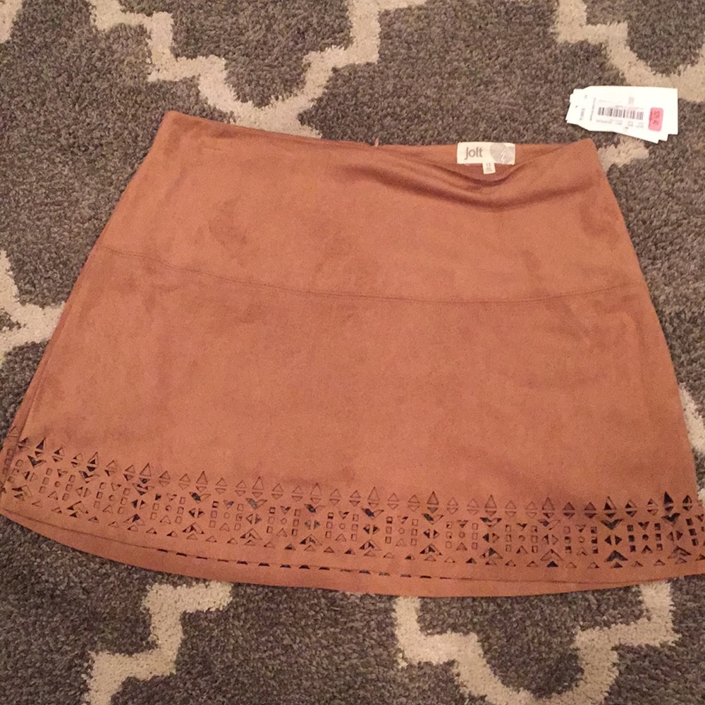NWT Jolt Suede Skirt size 13 jr